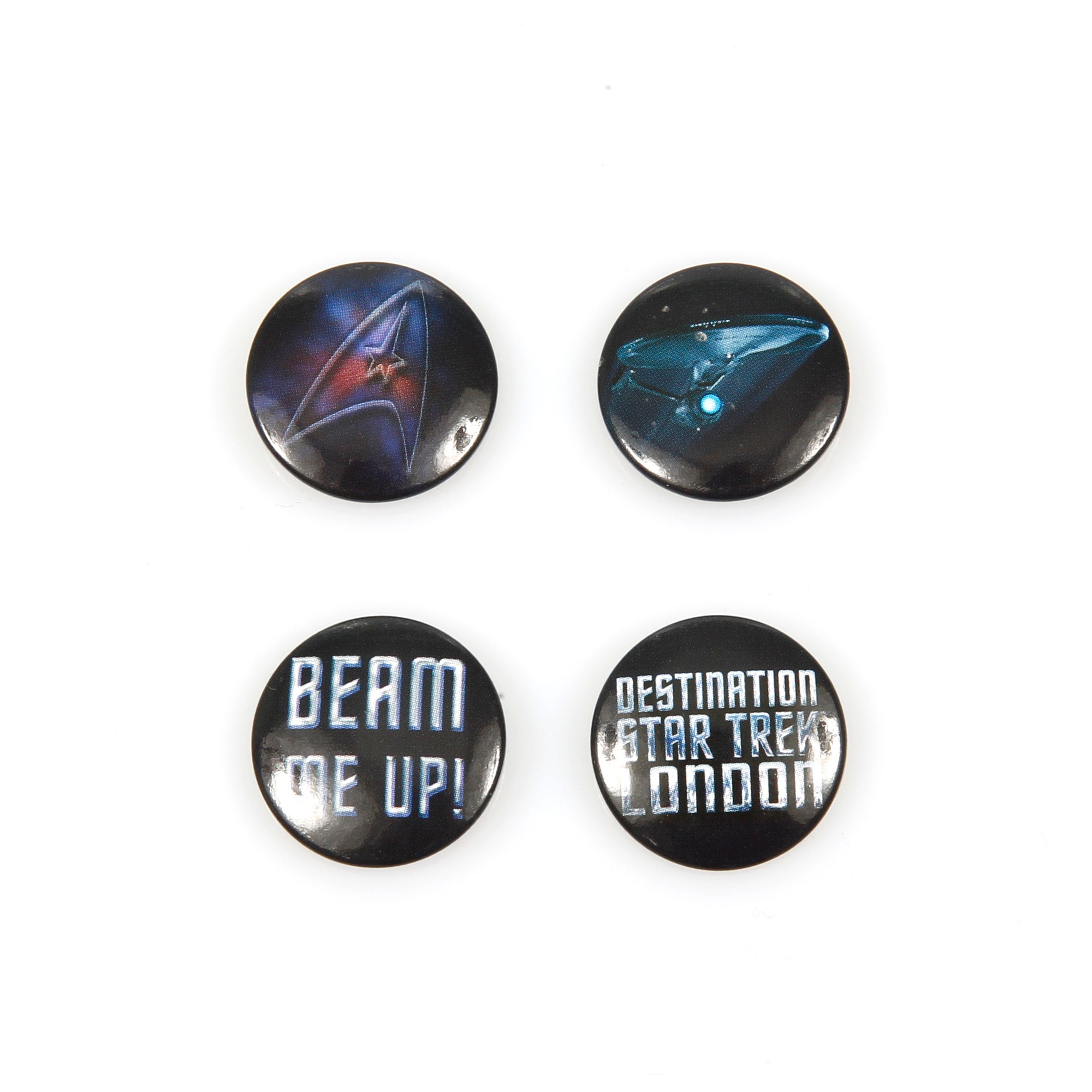Button Set Destination Star Trek