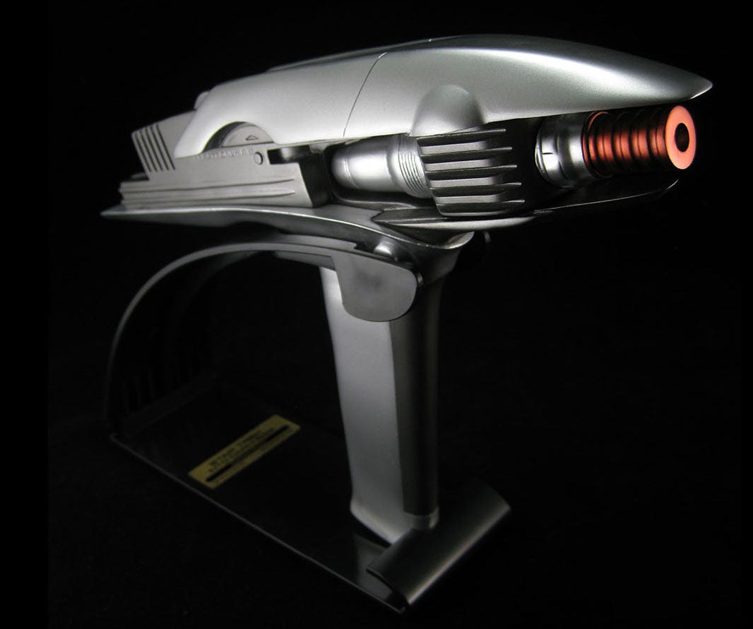 Phaser Star Trek (2009) originalgetreue Replica von QMX original Lizenzprodukt Phaser Star Trek (2009) originalgetreue Replica von QMX original Lizenzprodukt