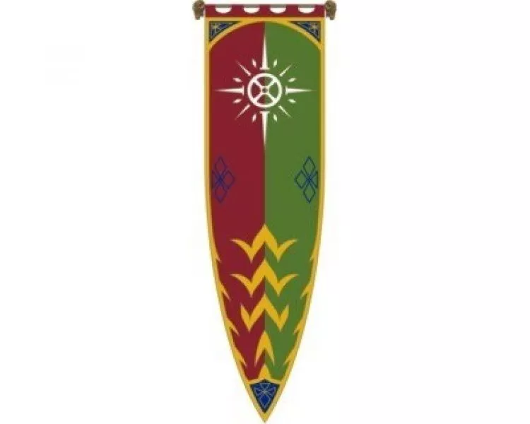 Banner of ROHAN  Lord of the rings Kings Hall banner flag