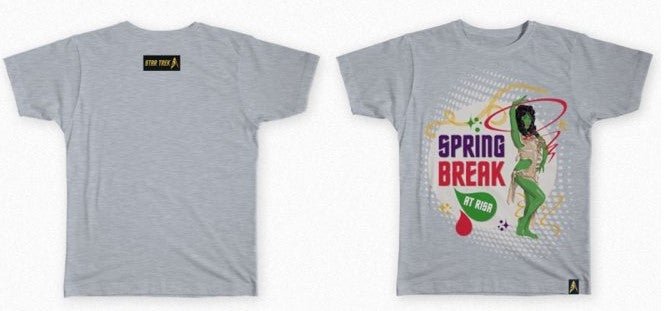 50 Anniversary Spring Break Orion Girl Shirt-Large