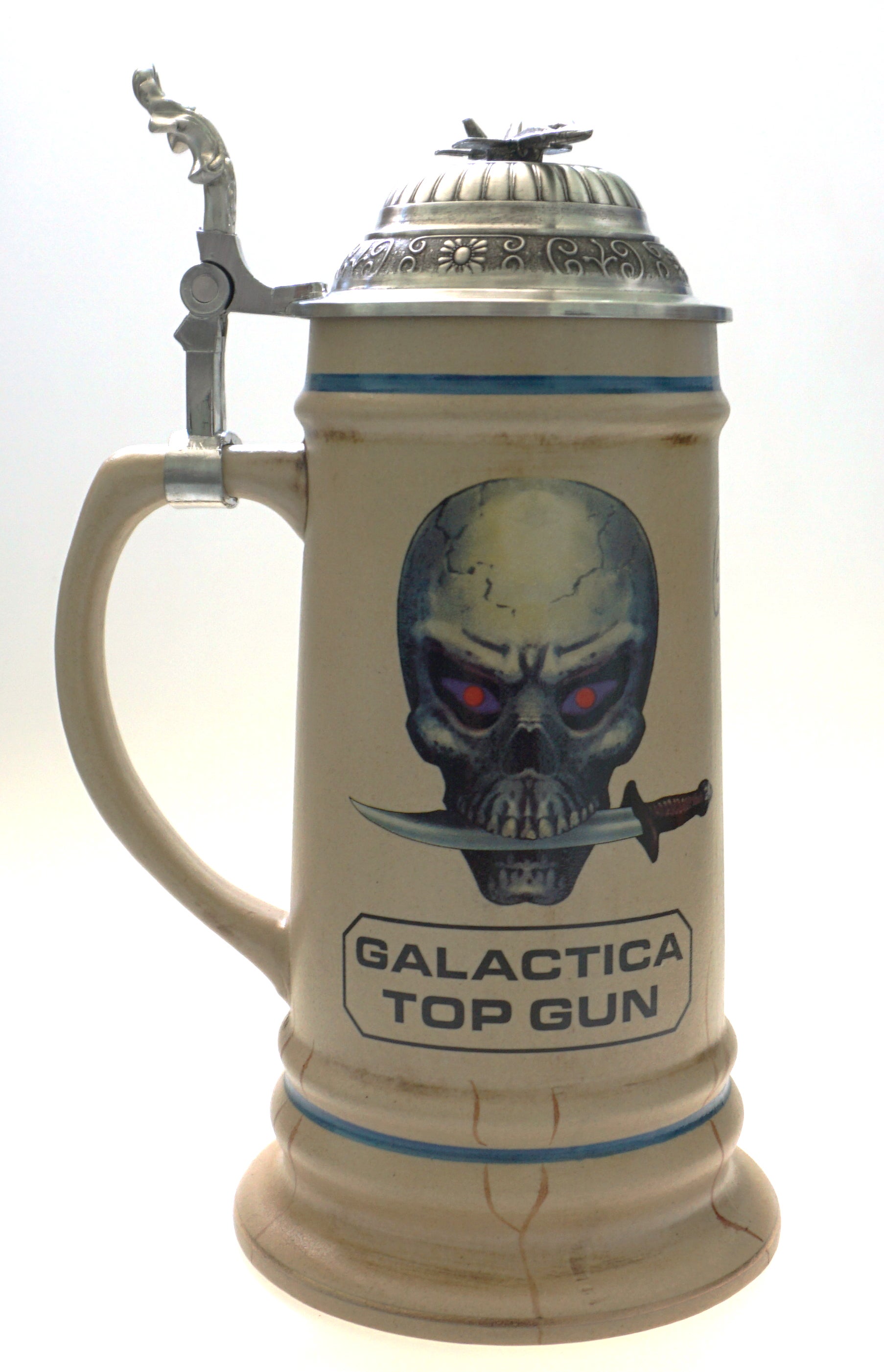 - Battlestar Kampfstern Galactica Stein Krug Top Gun original Replica