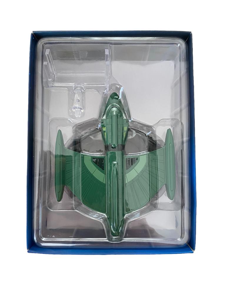 #090 Deutsches Romulanisches Aufklärungsschiff Star Trek Modell mit Magazin Eaglemoss