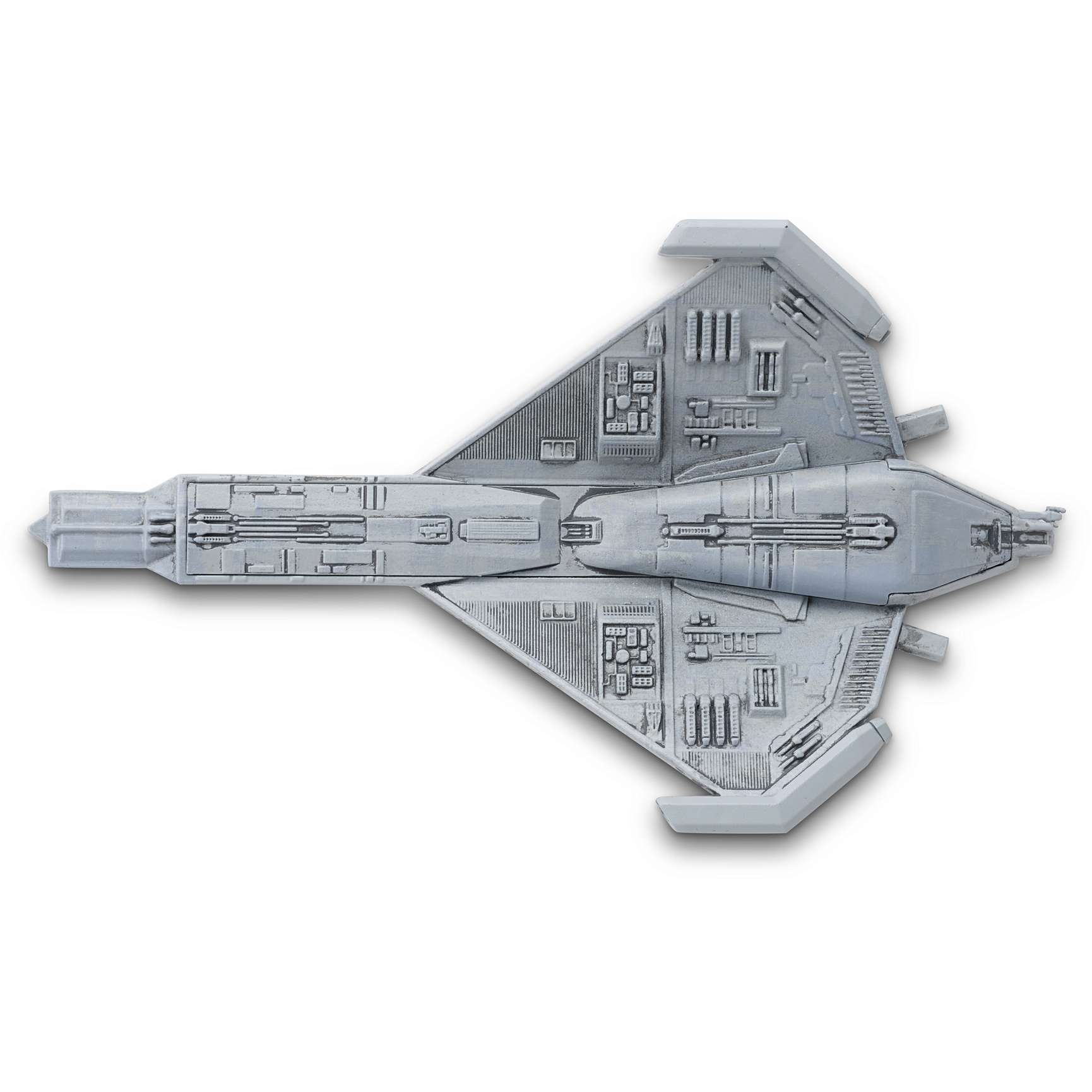- #142 englisches Promellian Battle Cruiser Star Trek Raumschiff Modell mit Magazin Eaglemoss