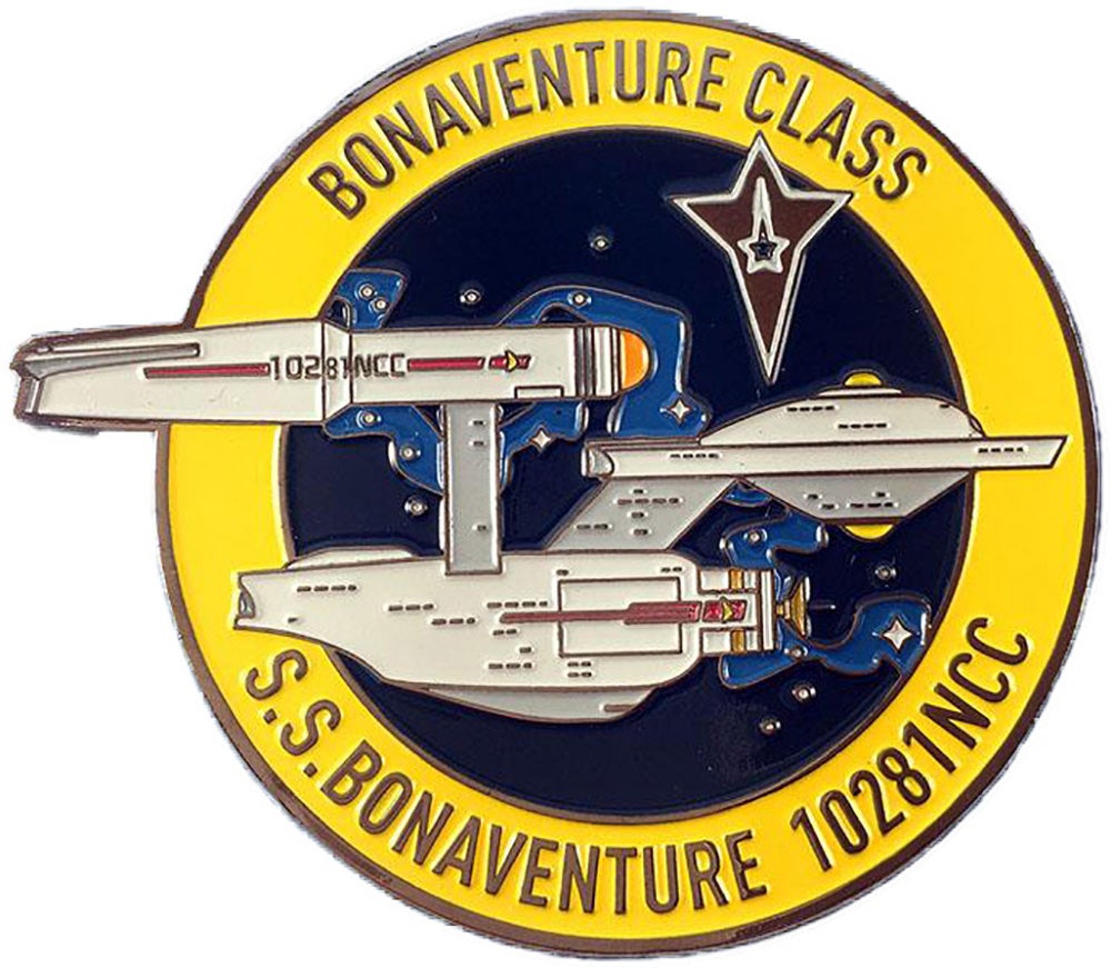 S.S. Bonaventure 10281NCC Sammler Pin Star Trek official Collectors Edition