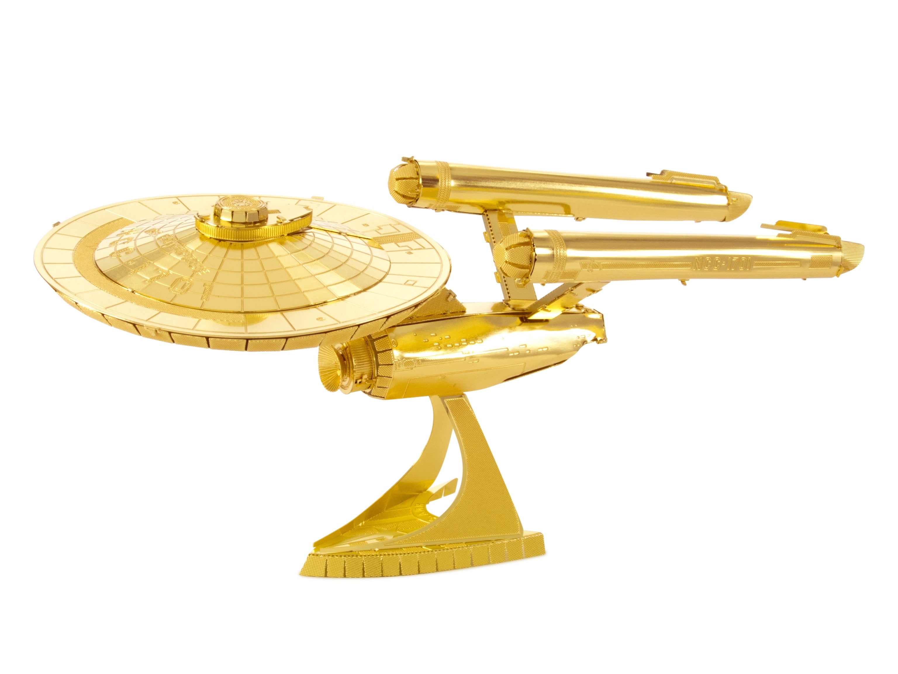 Metallbausatz U.S.S Enterprise NCC-1701 gold 50 Jahre limitierte Sonderauflage Star Trek Metallbausatz U.S.S Enterprise NCC-1701 gold 50 Jahre limitierte Sonderauflage Star Trek