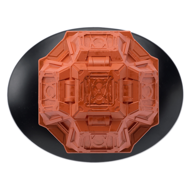 #094 Deutsches Suliban Zellenschiff Raumschiff Modell mit Magazin Eaglemoss Star Trek