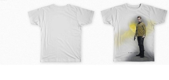 Star Trek 50 Anniversary Kirk Shirt - L Star Trek 50 Anniversary Kirk Shirt - L