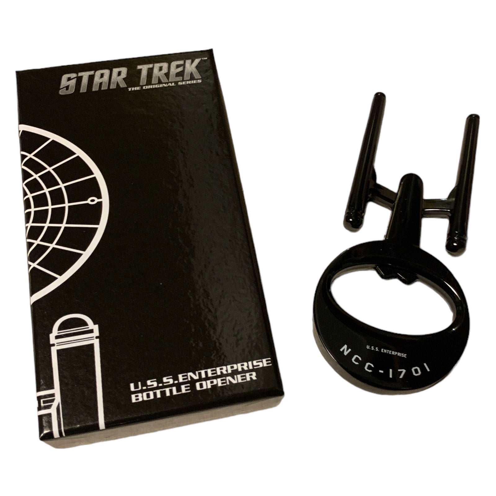 Flaschenöffner schwarz U.S.S Enterprise NCC-1701 Star Trek