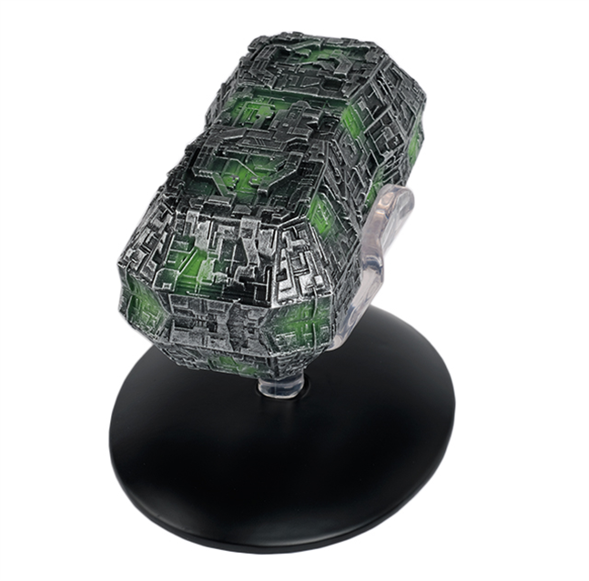 #130 englische Borg Probe Star Trek Raumschiff Modell mit Magazin Eaglemoss