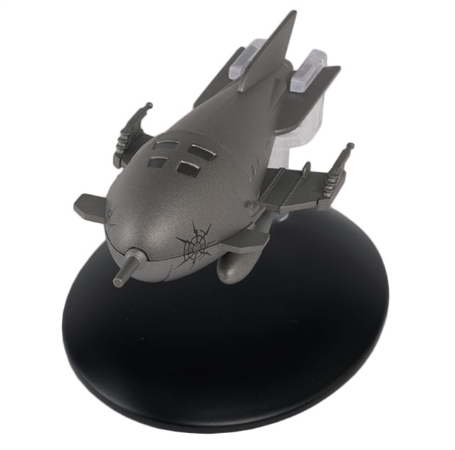 -#111 Deutsches Captain Proton Raketenschiff Star Trek Modell mit Magazin Eaglemoss