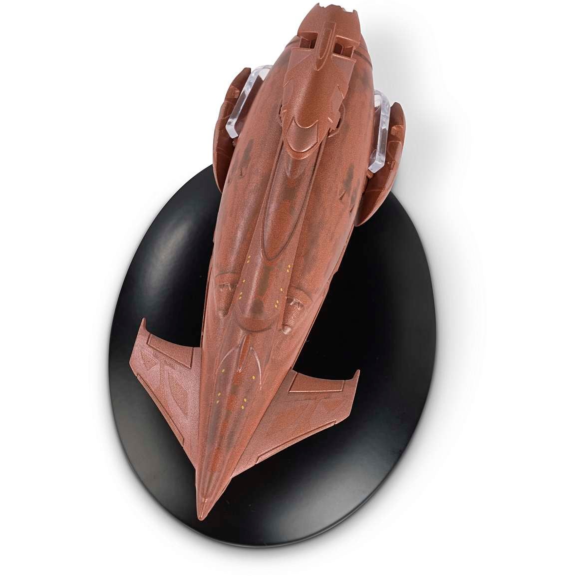 - #155 Deutsche Vulkanisches Forschungsschiff D'Vahl Star Trek Raumschiff Modell mit Magazin Eaglemoss