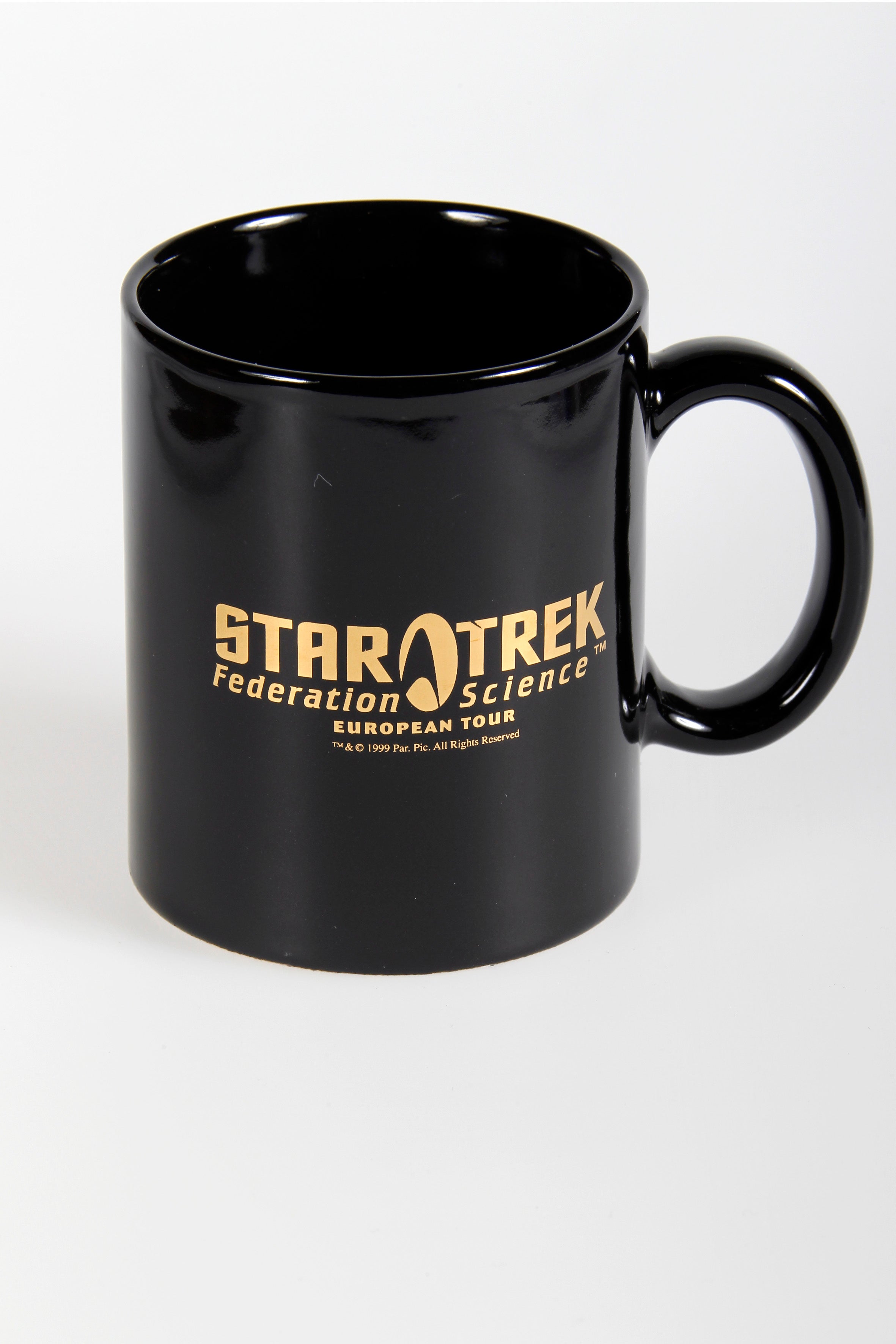 Star Trek Federation Science - Logo Tasse - Gold Auflage