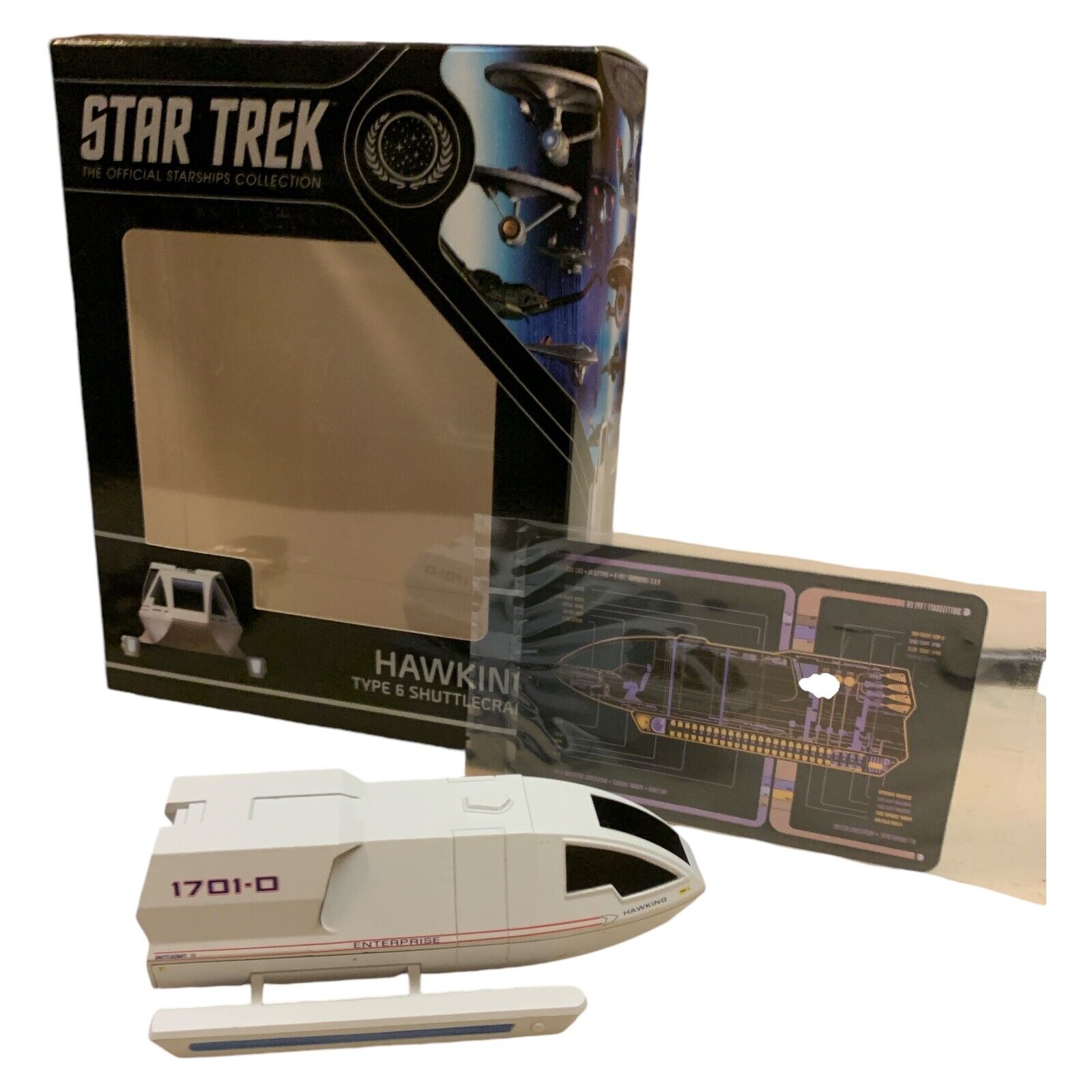 Shuttle Hawking Type-6 - U.S.S. Enterprise 1701-D - Star Trek Raumschiff Modell Eaglemoss Shuttle Hawking Type-6 - U.S.S. Enterprise 1701-D - Star Trek Raumschiff Modell Eaglemoss