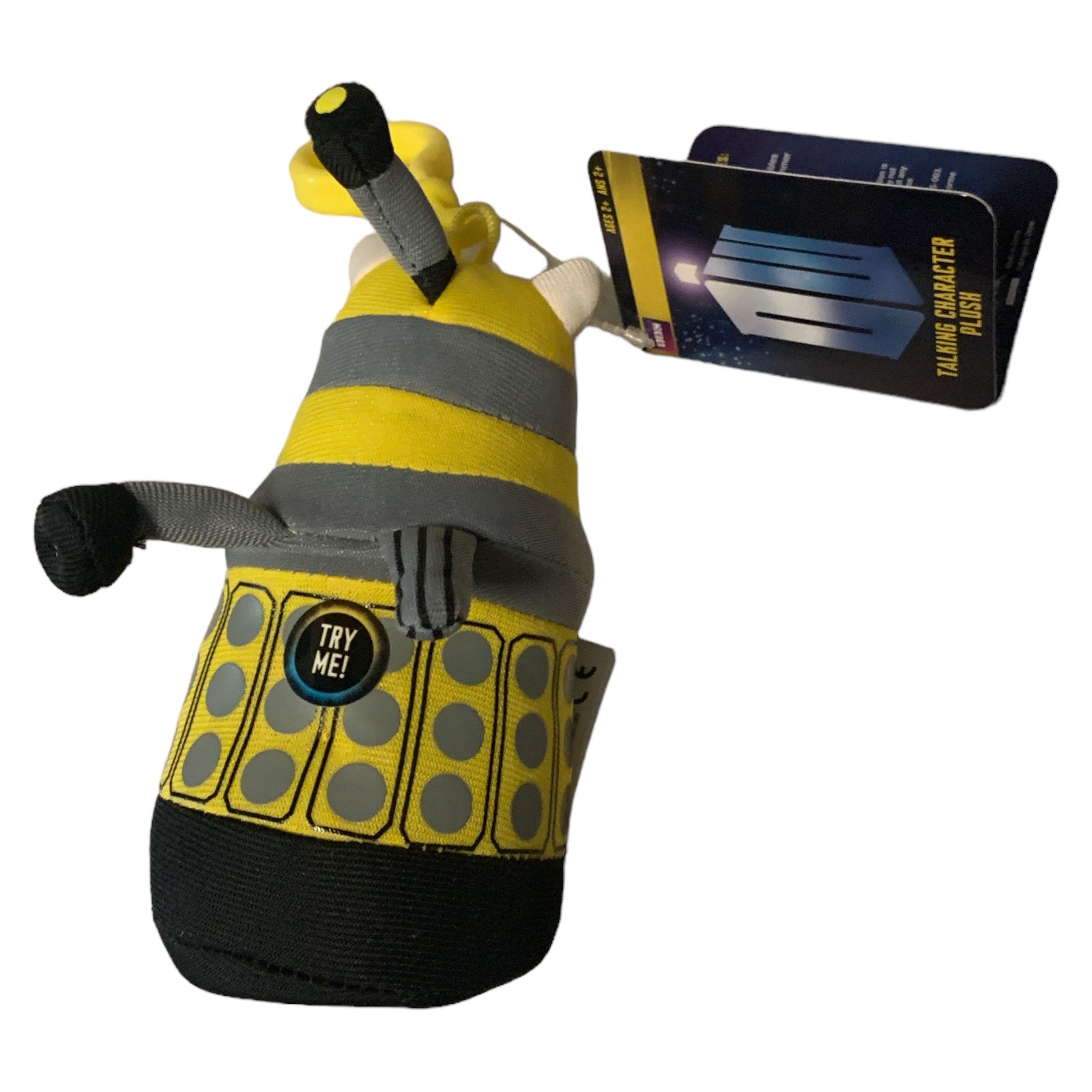 Dr. Who Dalek Schlüsselanhänger plush gelb Dr. Who Dalek Schlüsselanhänger plush gelb