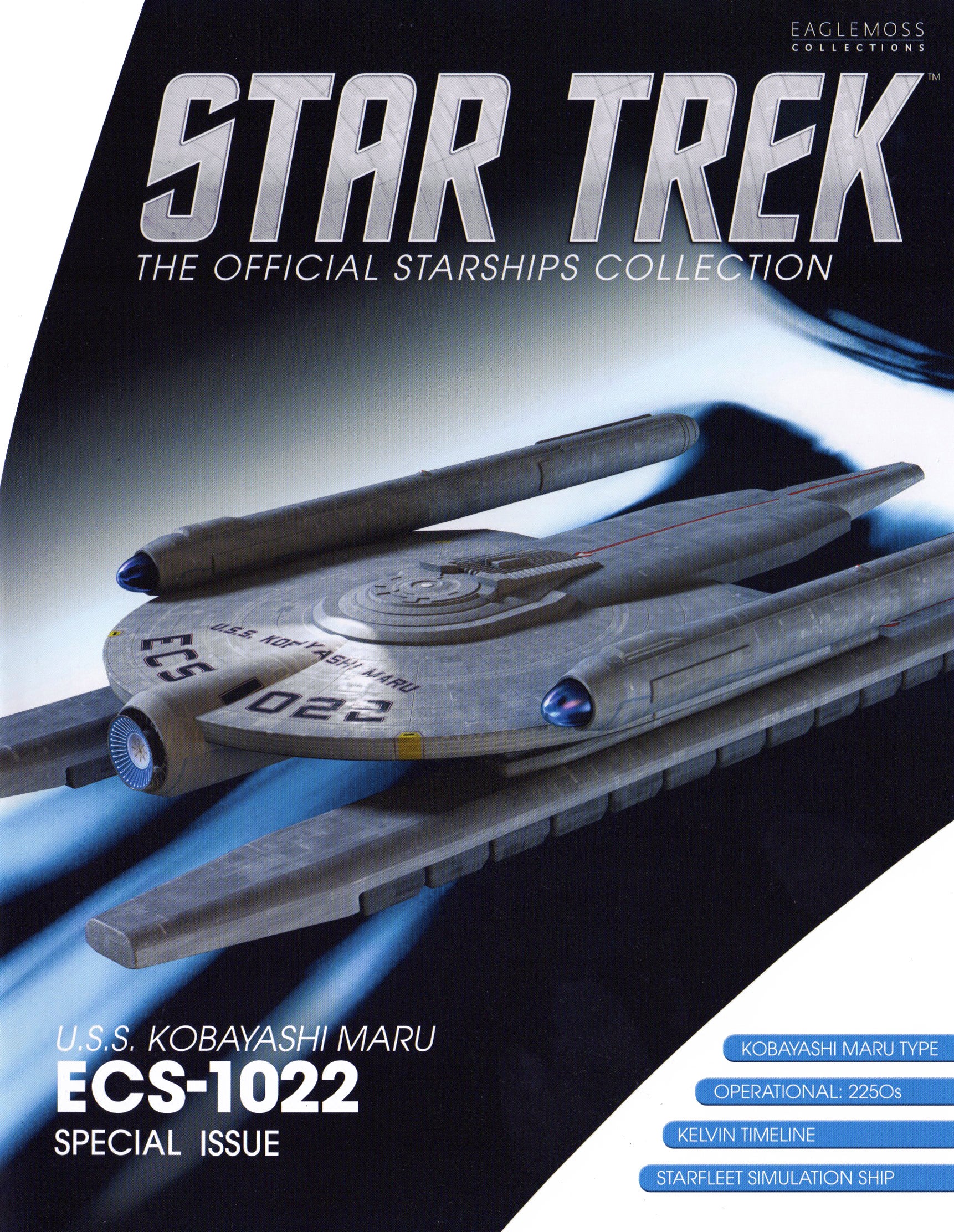 XL SP #14 U.S.S. Kobayashi Maru Eaglemoss Modell Special Star Trek Raumschiff mit englischem Magazin