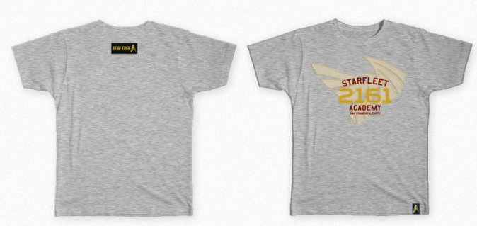 50 Anniversary Starfleet Academy grey Shirt-X-Large