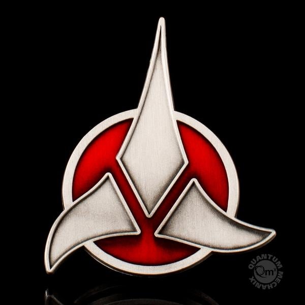Klingonen Abzeichen Star Trek Metall magnetisch von QMX Klingonen Abzeichen Star Trek Metall magnetisch von QMX
