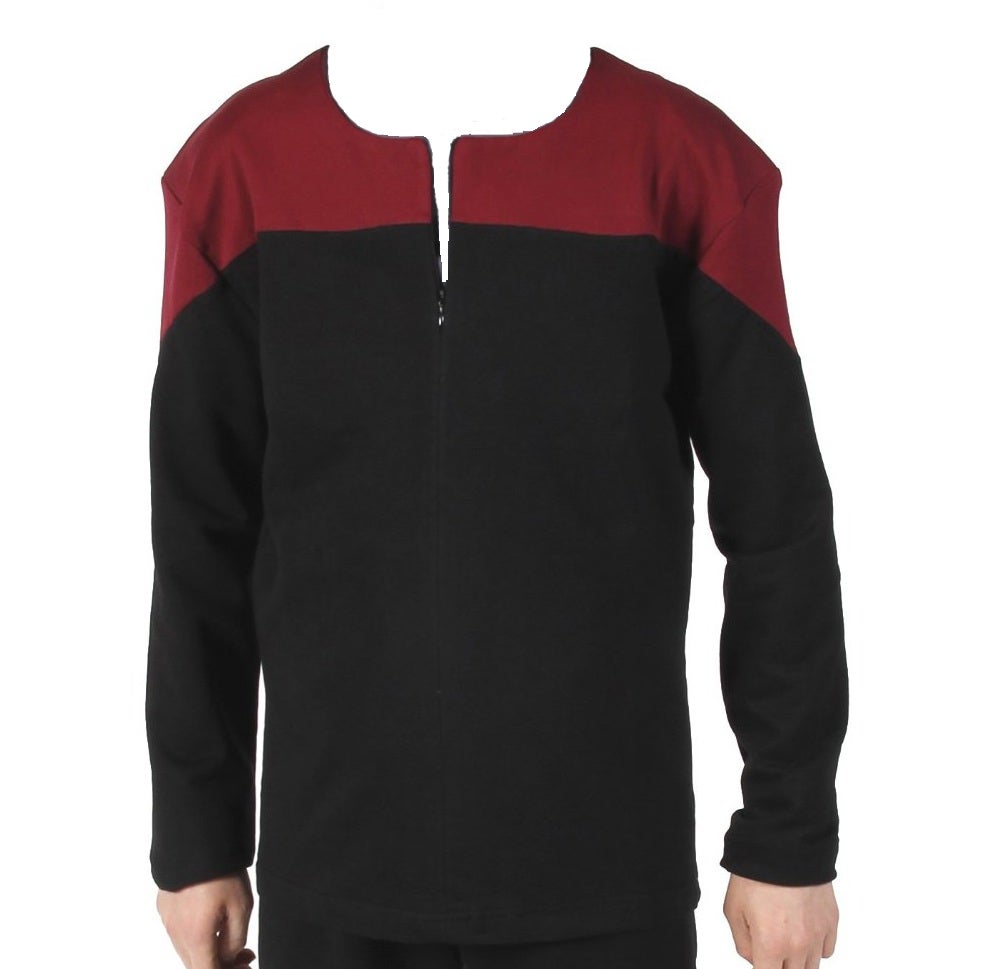 Voyager Uniform Shirt - Command Rot S - Baumwolle - Star Trek Voyager Uniform Shirt - Command Rot S - Baumwolle - Star Trek