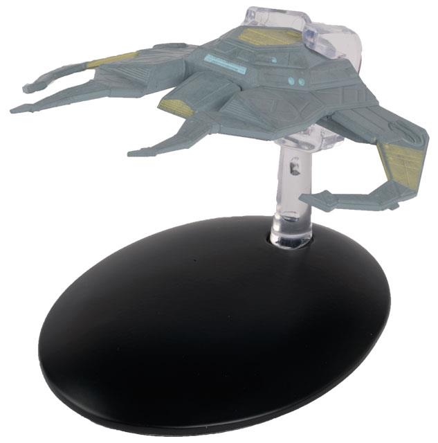 -#147 englische rBaran's Raider (Mercenary Vessel) Star Trek Raumschiff Modell mit englischem Magazin Eaglemoss