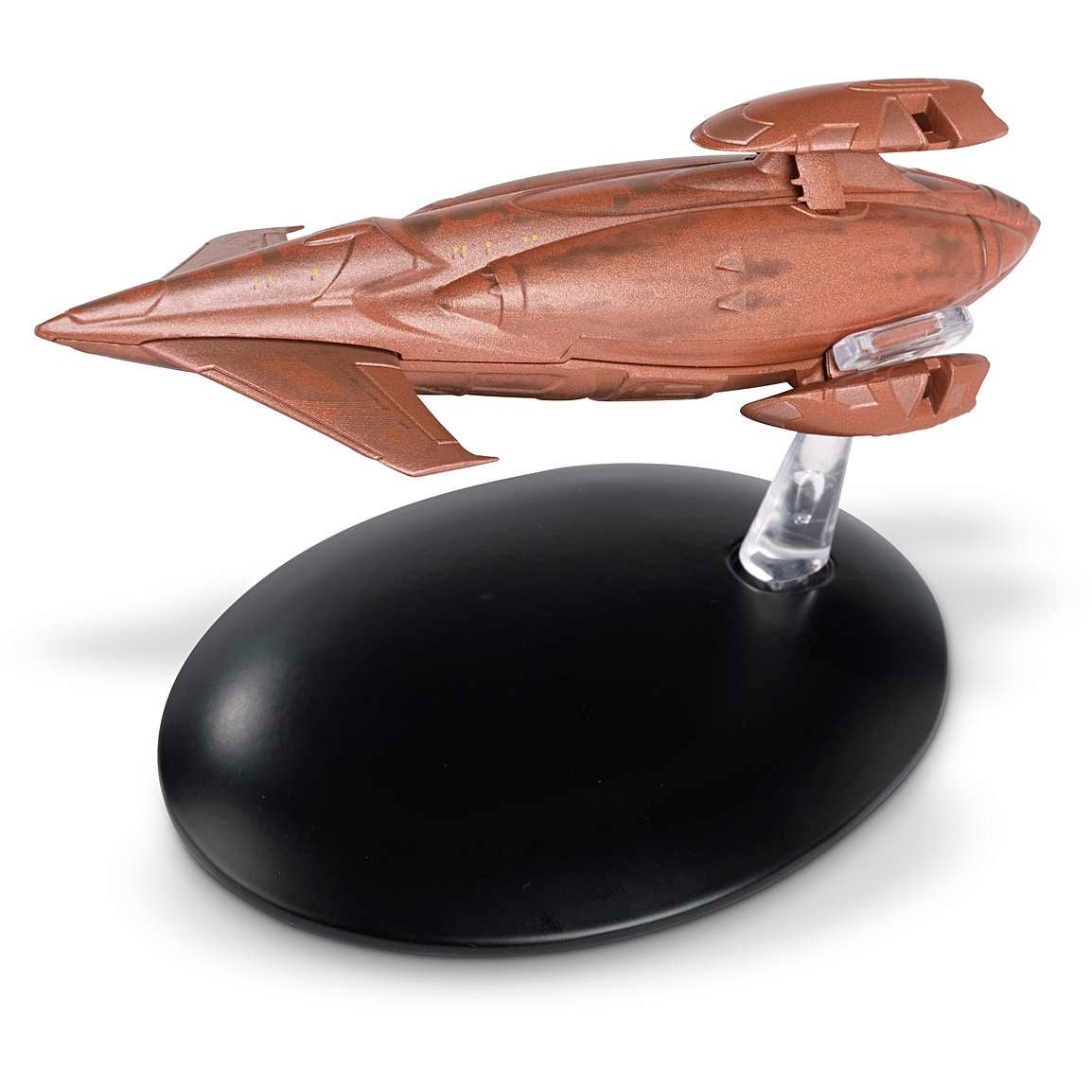 - #155 Deutsche Vulkanisches Forschungsschiff D'Vahl Star Trek Raumschiff Modell mit Magazin Eaglemoss