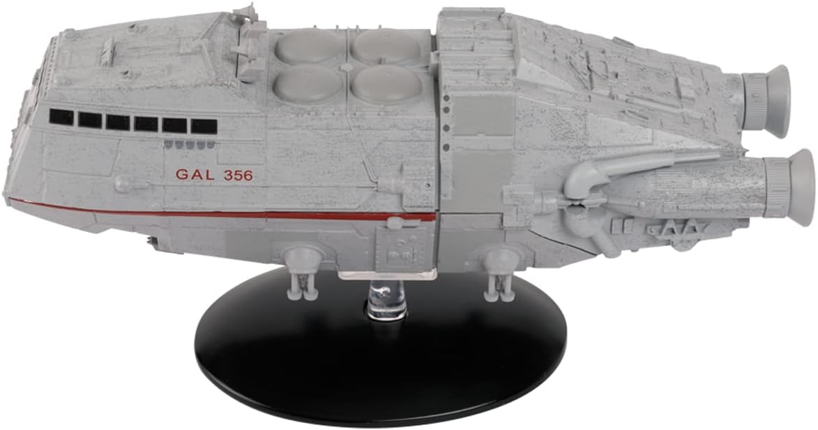 - BSG #24 Colonial Shuttle Battlestar Galactica Raumschiff Modell mit englischem Magazin Eaglemoss
