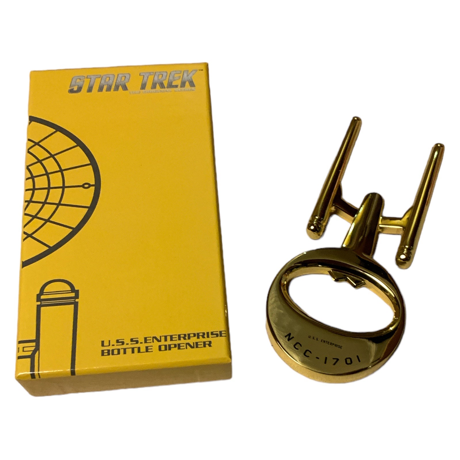 Flaschenöffner gold U.S.S Enterprise NCC-1701 Star Trek