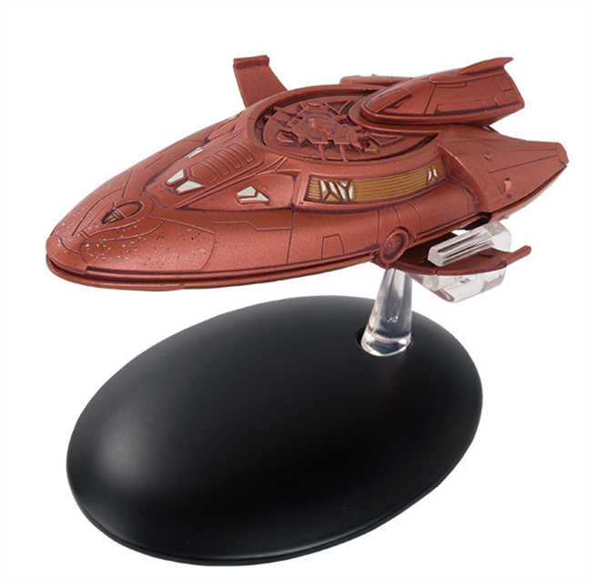 #134 Englische Vulcan Survey Vessel Star Trek Raumschiff Modell mit Magazin Eaglemoss