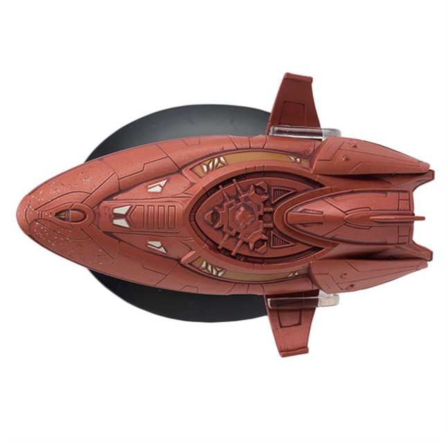 #134 Englische Vulcan Survey Vessel Star Trek Raumschiff Modell mit Magazin Eaglemoss