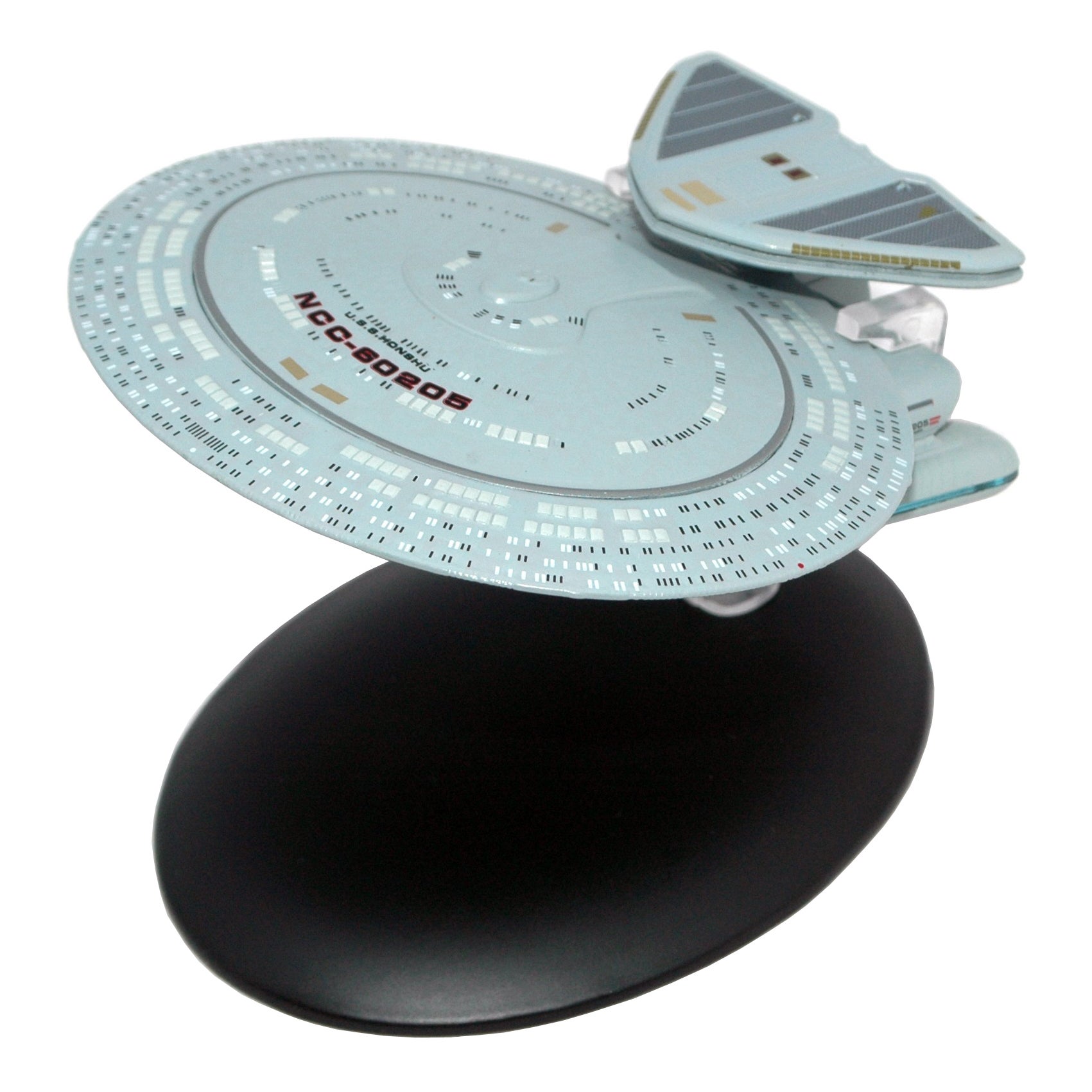 #023 Nebula Class (USS Honshu) Raumschiff Modell Star Trek Eaglemoss #023 Nebula Class (USS Honshu) Raumschiff Modell Star Trek Eaglemoss