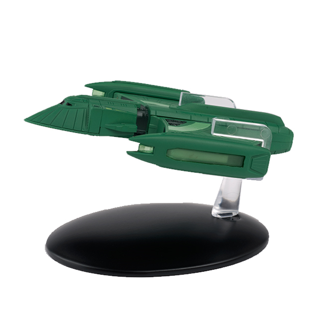 #090 Deutsches Romulanisches Aufklärungsschiff Star Trek Modell mit Magazin Eaglemoss