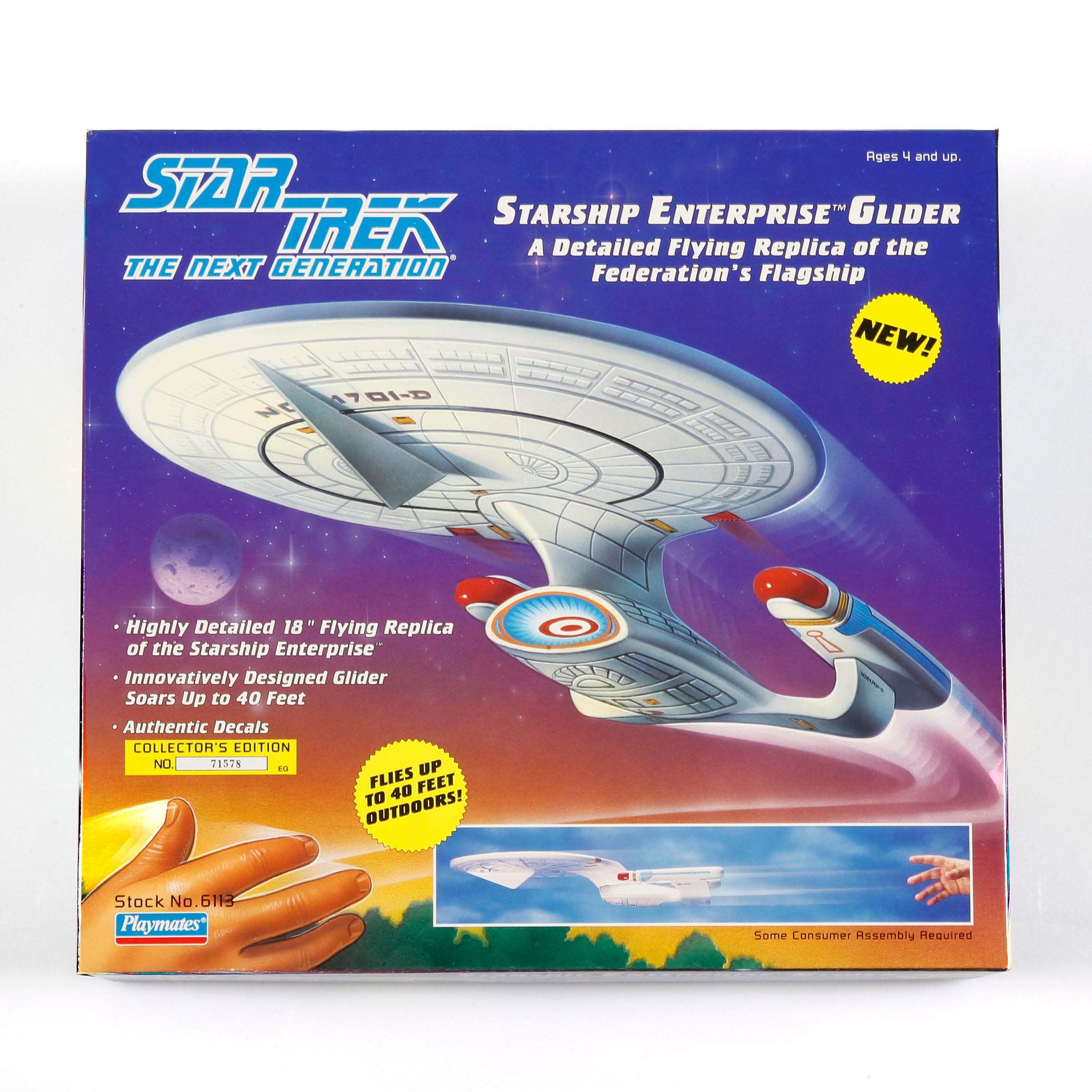 NCC-1701-D Glider starship model - Star Trek Next Generation NCC-1701-D Glider starship model - Star Trek Next Generation