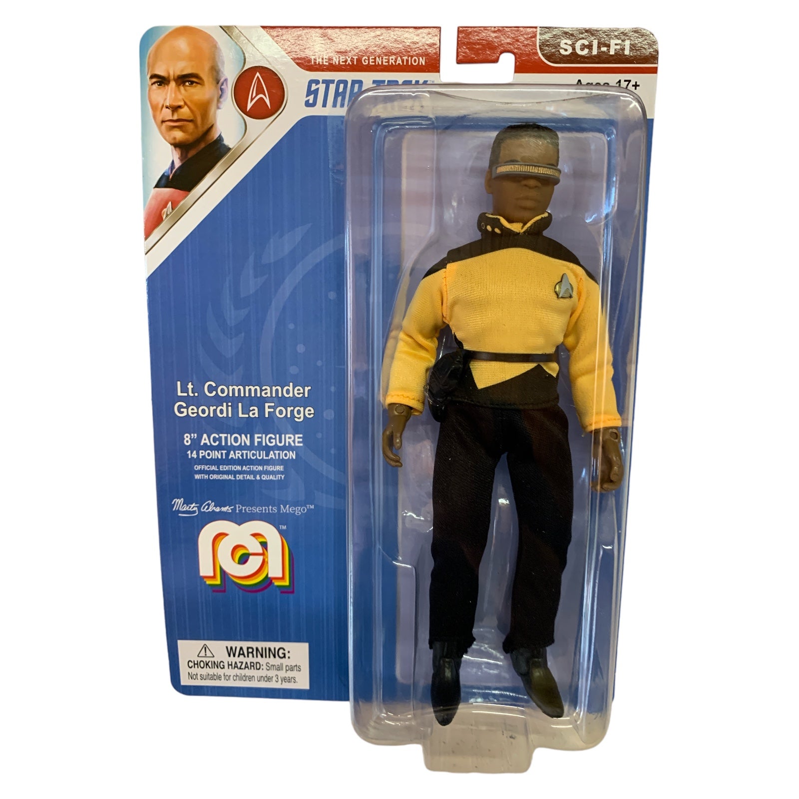 Geordi La Forge Star Trek Next Generation Action Figure 20 cm MEGO Geordi La Forge Star Trek Next Generation Action Figure 20 cm MEGO