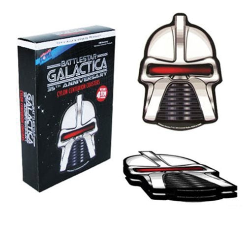 Battlestar Galactica Cylon Centurion Coasters Set of 4 Battlestar Galactica Cylon Centurion Coasters Set of 4