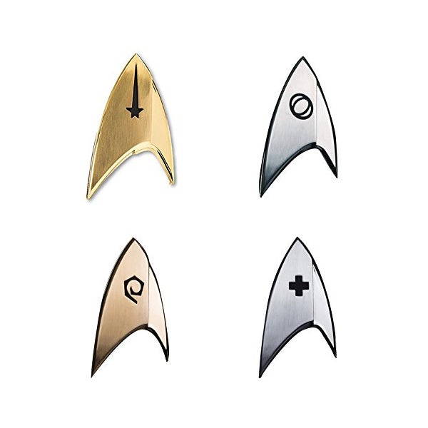 Discovery Uniform Abzeichen Set Science, Command, Operations, Medical - Star Trek Discovery Uniform Abzeichen Set Science, Command, Operations, Medical - Star Trek