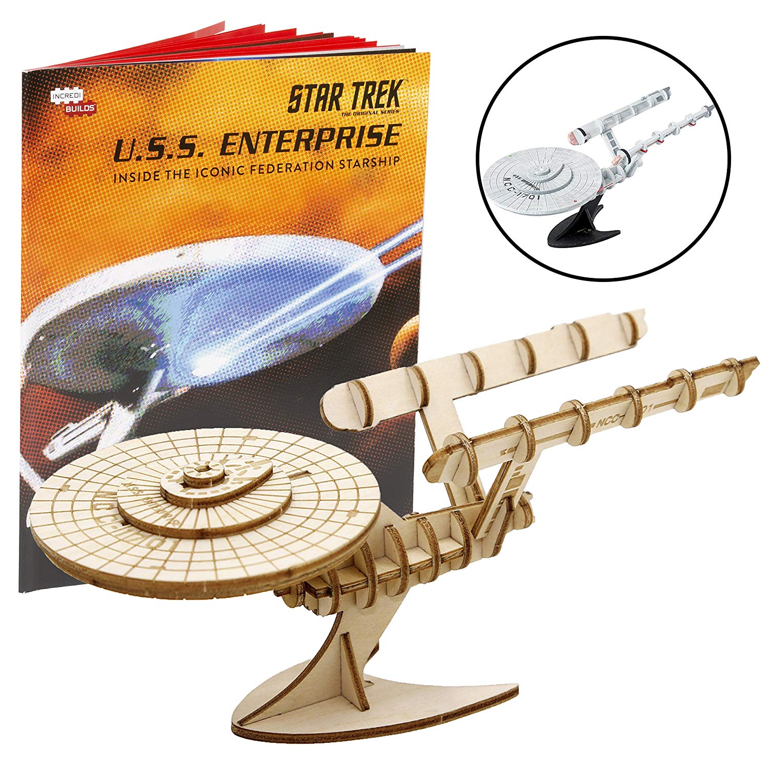 Incredibuilds Holz Bausatz U.S.S. Enterprise NCC-1701 Star Trek Incredibuilds Holz Bausatz U.S.S. Enterprise NCC-1701 Star Trek