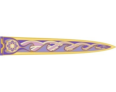 Elben Lanzenwimpel II Banner Herr der Ringe Flagge Elben Lanzenwimpel II Banner Herr der Ringe Flagge