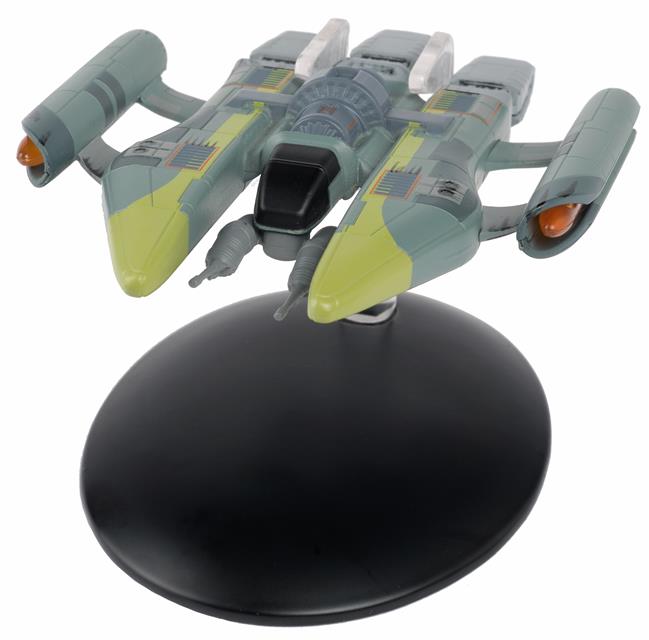 00?  Vaadwaur Assault Fighter Star Trek Raumschiff Modell mit englischem Magazin #139 Eaglemoss