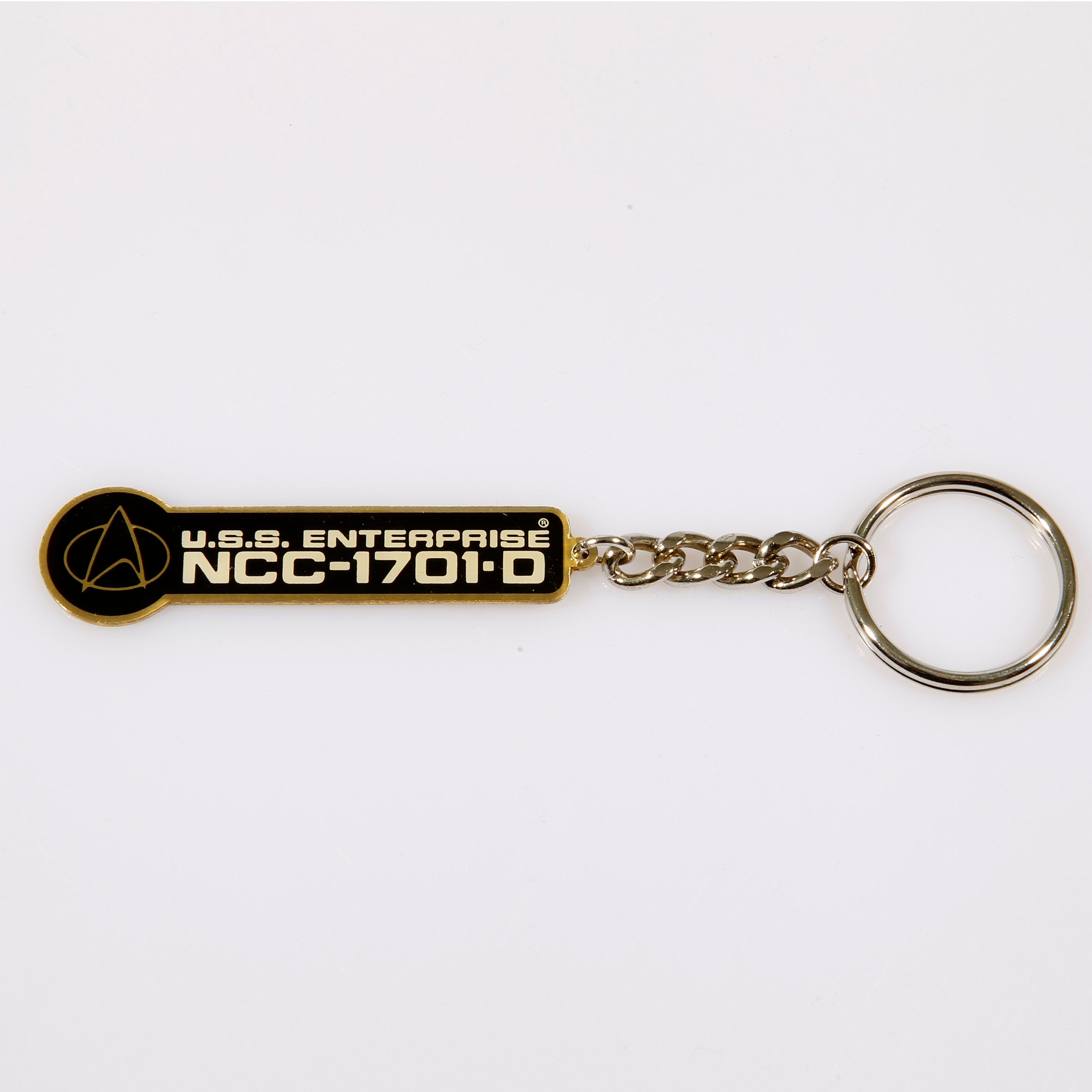 Keychain U.S.S. Enterprise NCC-1701-D writing Star Trek Keychain U.S.S. Enterprise NCC-1701-D writing Star Trek