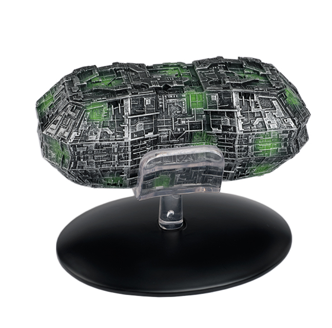 #130 englische Borg Probe Star Trek Raumschiff Modell mit Magazin Eaglemoss