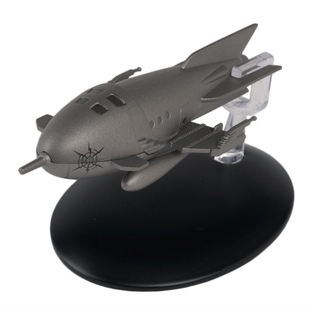 -#111 Deutsches Captain Proton Raketenschiff Star Trek Modell mit Magazin Eaglemoss