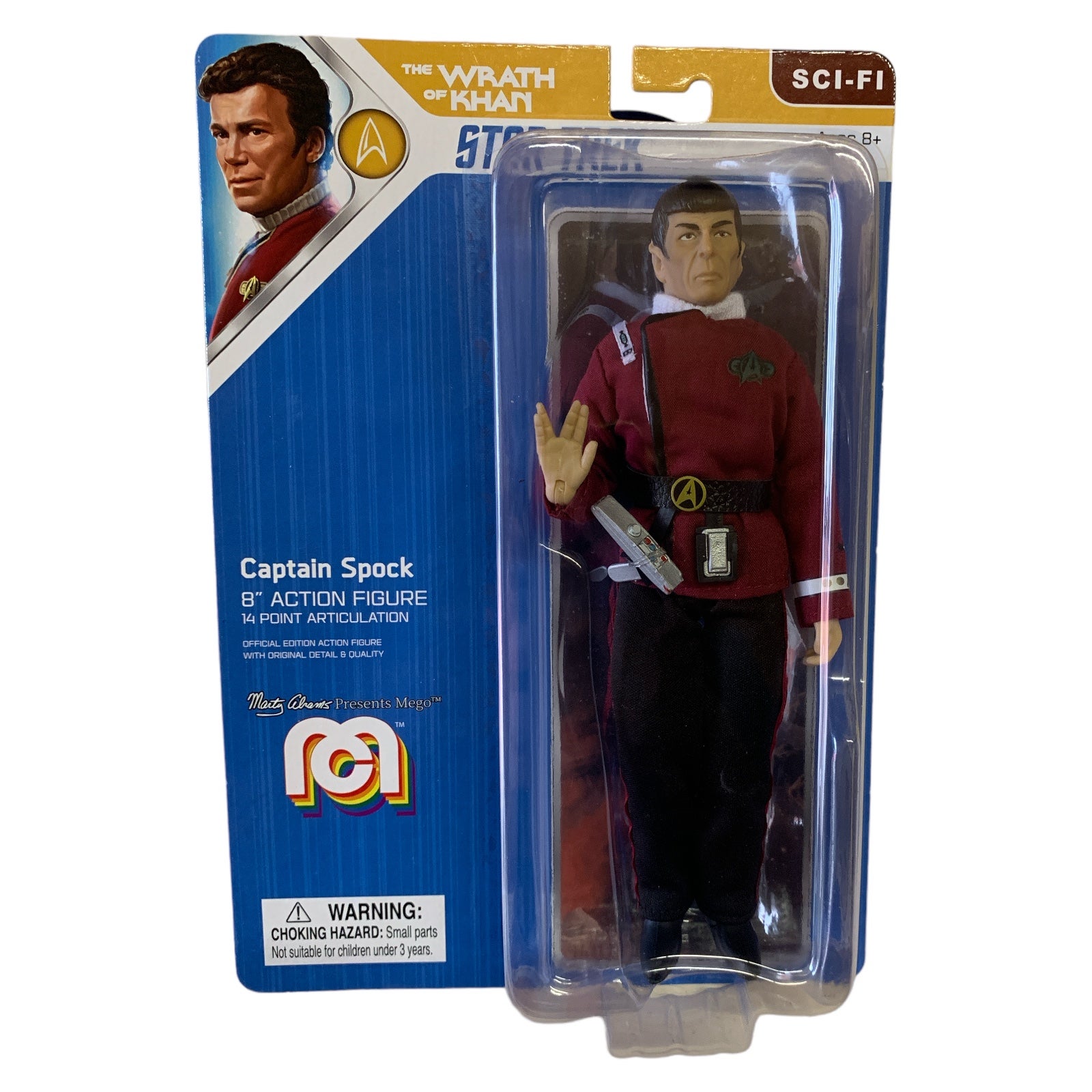 Spock Wrath of Khan Movie Uniform Star Trek Action Figure 20 cm MEGO Spock Wrath of Khan Movie Uniform Star Trek Action Figure 20 cm MEGO