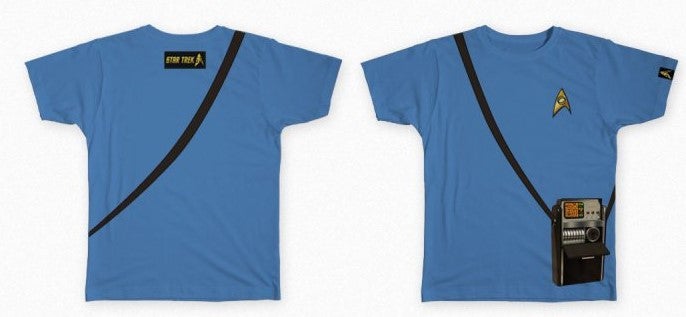 50 Anniversary Tricorder Shirt blau Shirt-X-Large 50 Anniversary Tricorder Shirt blau Shirt-X-Large