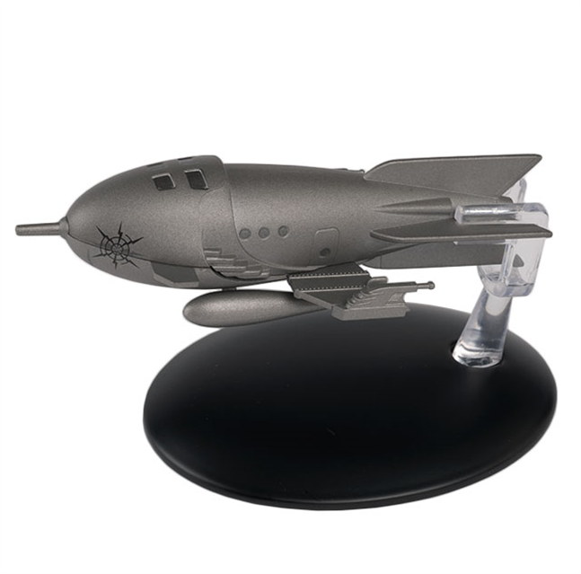 -#111 Deutsches Captain Proton Raketenschiff Star Trek Modell mit Magazin Eaglemoss