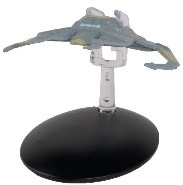 -#147 englische rBaran's Raider (Mercenary Vessel) Star Trek Raumschiff Modell mit englischem Magazin Eaglemoss