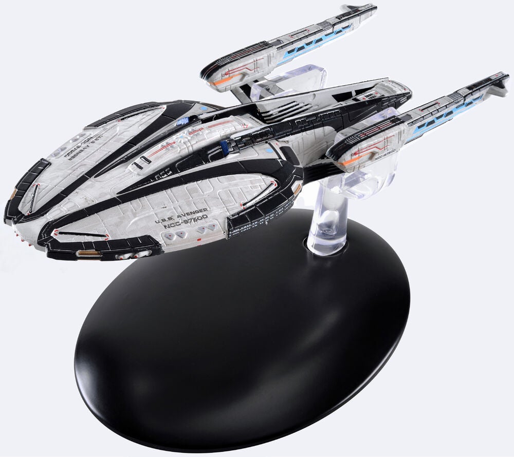 Avenger-class Federation Battlecruiser Star Trek Online Livery starship model no magazine Eaglemoss #11 Avenger-class Federation Battlecruiser Star Trek Online Livery starship model no magazine Eaglemoss #11