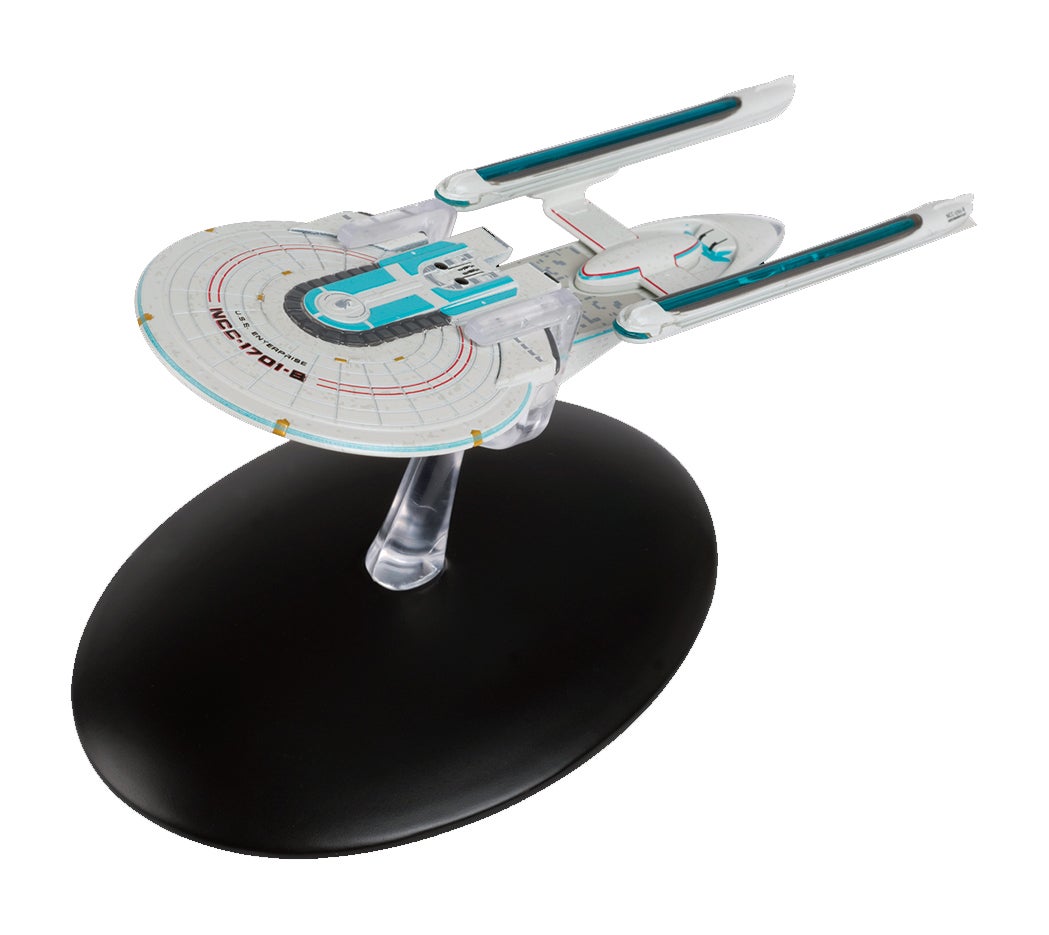 #040 German USS Enterprise NCC-1701-B Star Trek model Eaglemoss #040 German USS Enterprise NCC-1701-B Star Trek model Eaglemoss