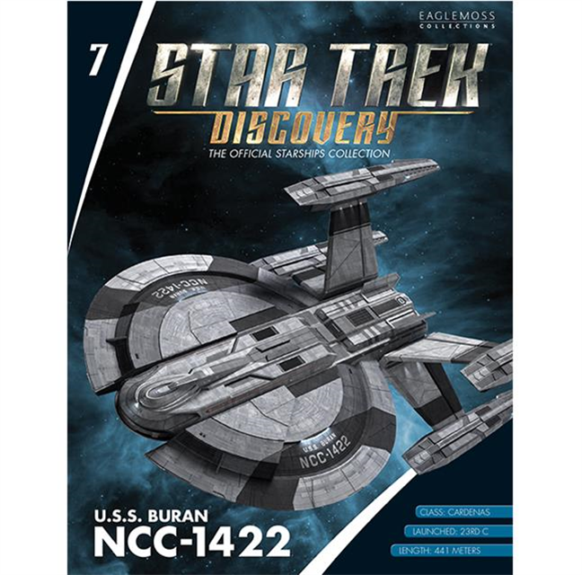 Discovery #07  U.S.S. Buran NCC-1422 Star Trek Discovery Raumschiff Modell Eaglemoss mit Magazin