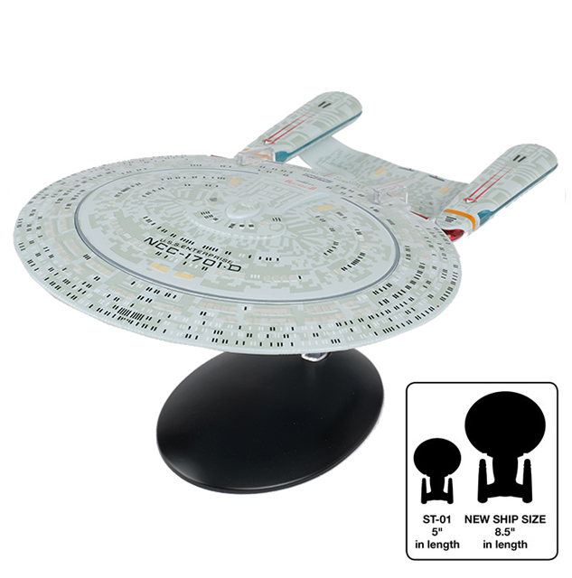 XL # 02 U.S.S. Enterprise NCC-1701-D 22cm Star Trek Raumschiff Modell Eaglemoss mit englischem Magazin XL # 02 U.S.S. Enterprise NCC-1701-D 22cm Star Trek Raumschiff Modell Eaglemoss mit englischem Magazin