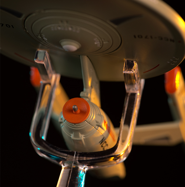 Bonus #08  U.S.S. Enterprise NCC-1701 Phase II Concept Sonderausgabe Star Trek Raumschiff Modell mit englischem Magazin Eaglemoss
