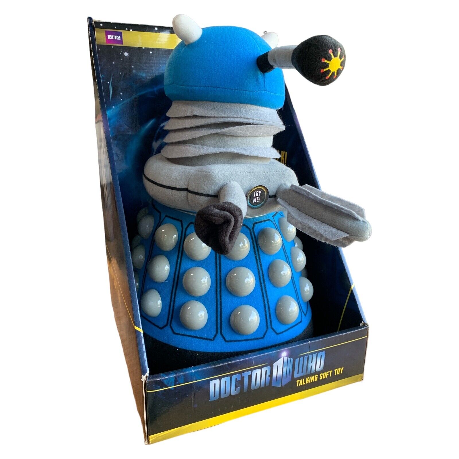 XXL Dalek Plüschfigur Blau - ca. 38 cm Doctor Who mit Sound XXL Dalek Plüschfigur Blau - ca. 38 cm Doctor Who mit Sound
